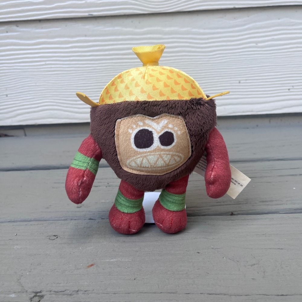 Disney Kakamora Plush Toy Unisex Small Brown Excellent Moana Pirate Character